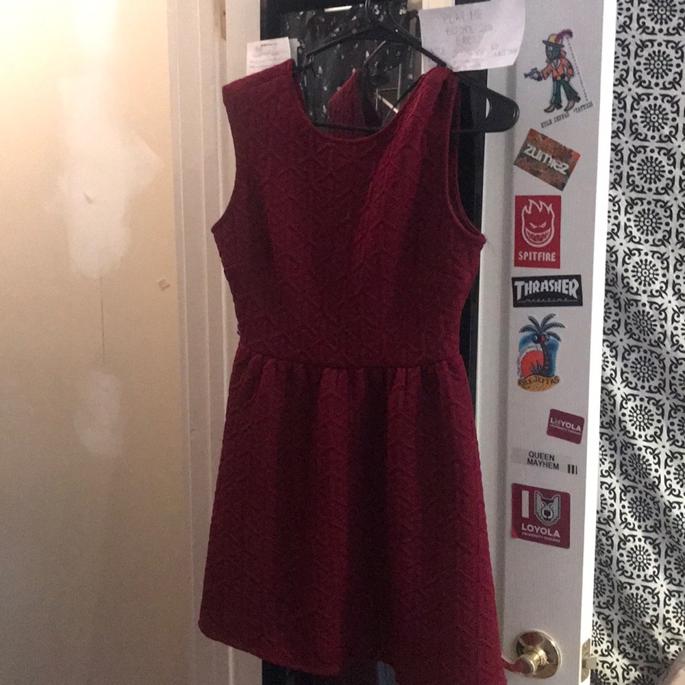 Maroon dress